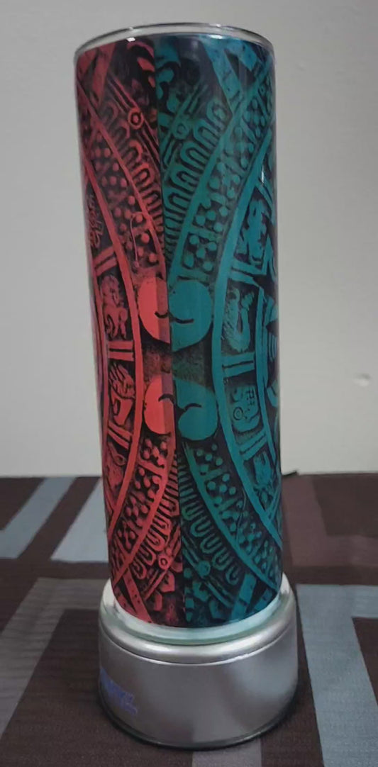 Skull Mexican Aztec Tumbler